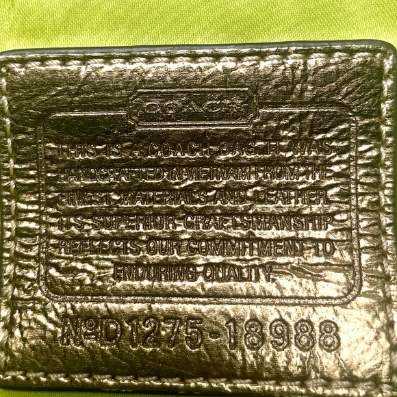 Coach Poppy Signature Sateen Glam Tote bag #18988 - Picture 7 of 16